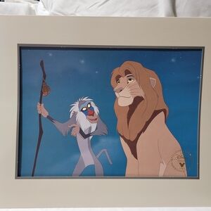 Disney Store The Lion King Lithograph